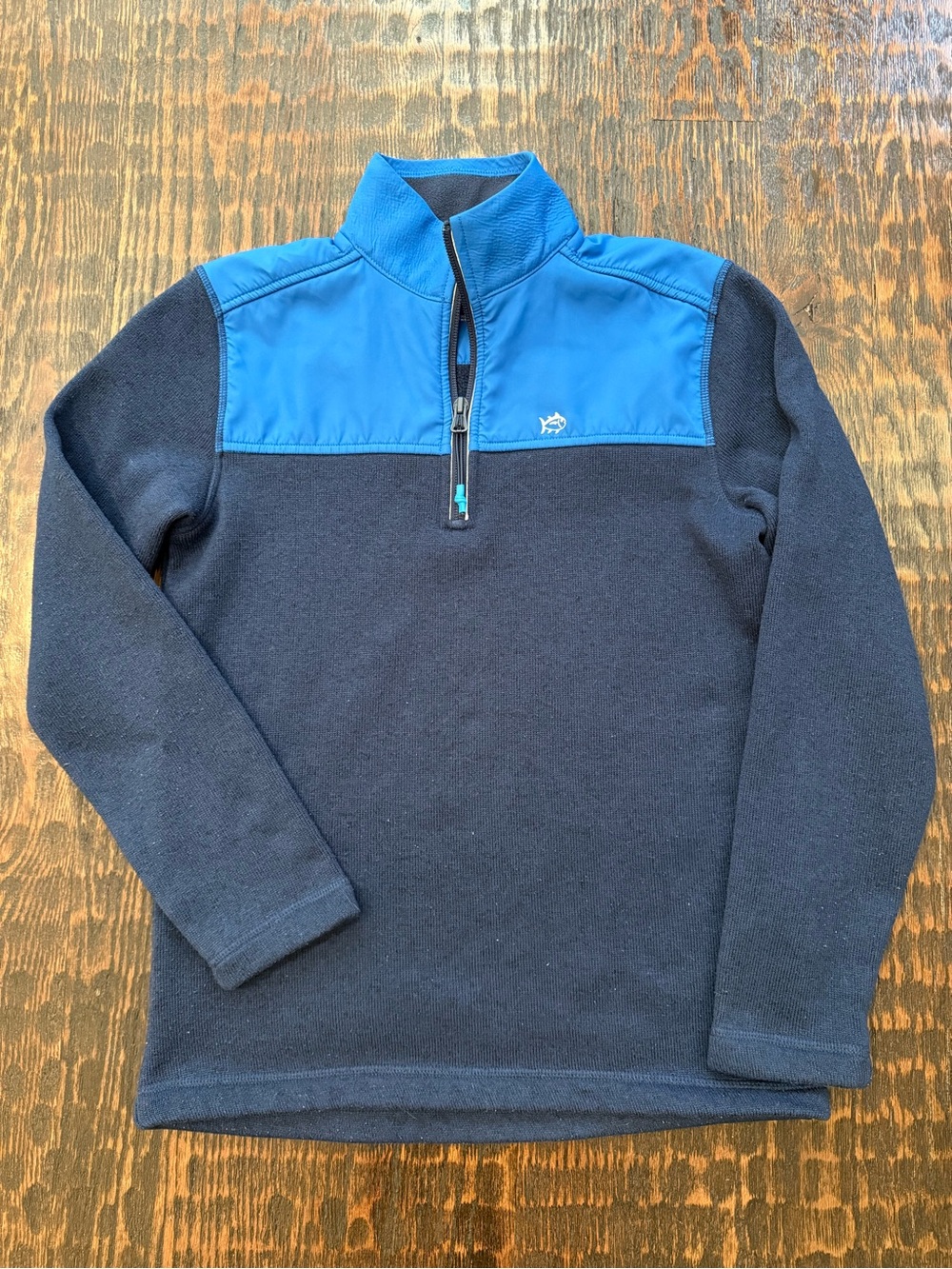 Southern Tide Navy Blue 1/4 Zip Pullover Sweatshirt